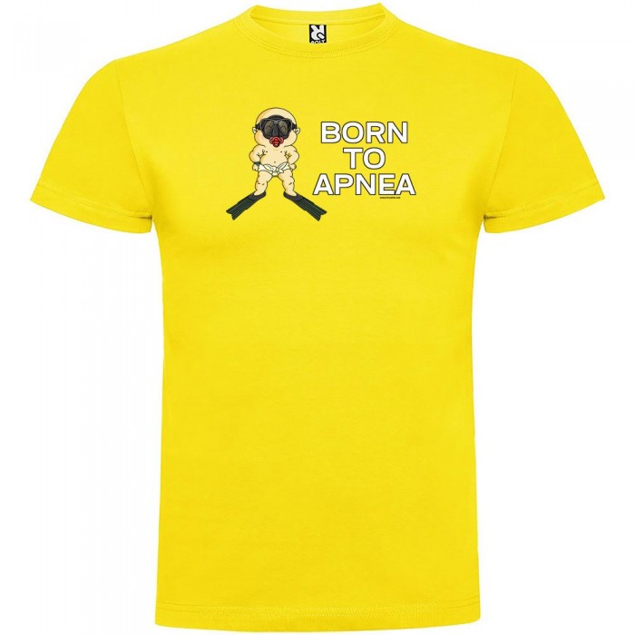 [해외]KRUSKIS 반팔 티셔츠 Born To Apnea 10137538744 Yellow