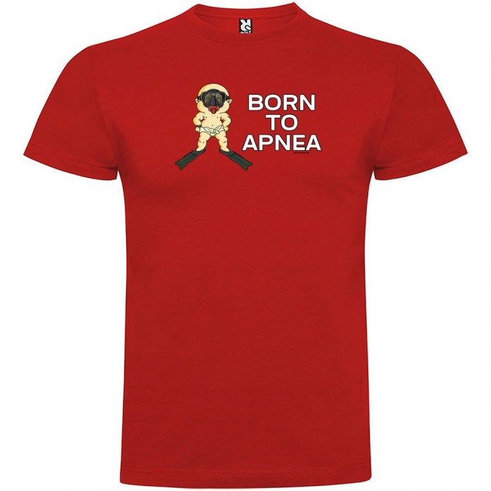[해외]KRUSKIS Born To Apnea 반팔 티셔츠 10137538748 Red