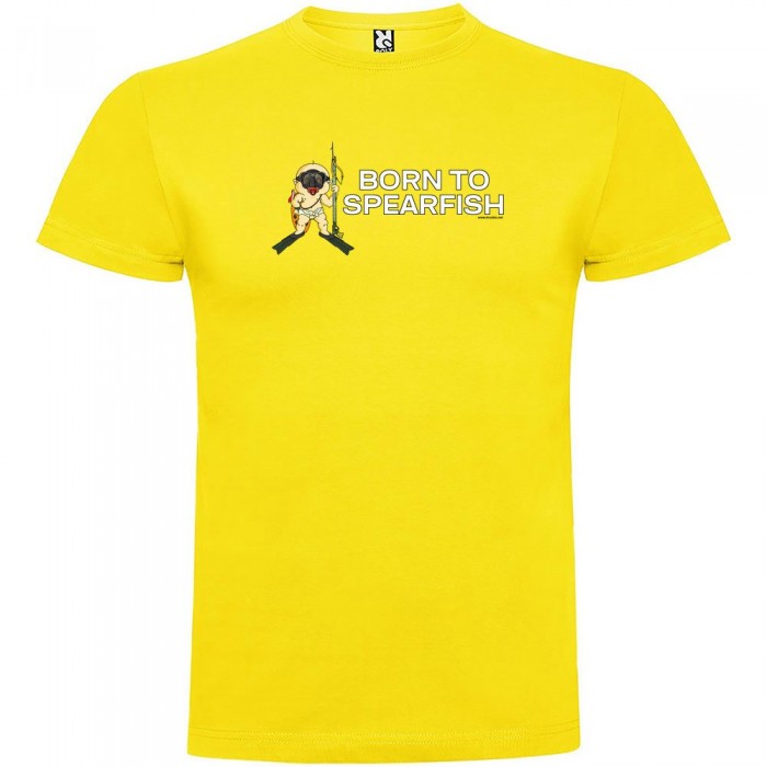 [해외]KRUSKIS Born To Spearfishing 반팔 티셔츠 10137538754 Yellow