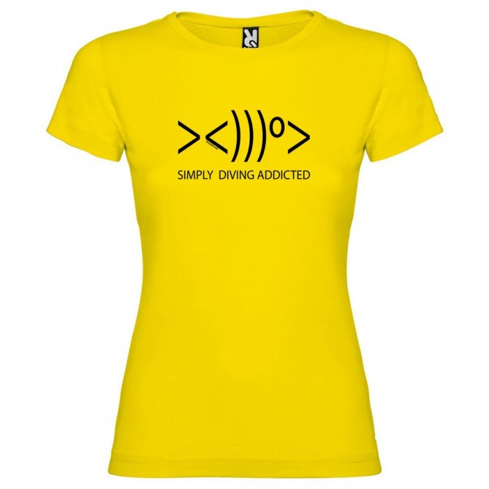 [해외]KRUSKIS Simply Diving Addicted 반팔 티셔츠 10137539037 Yellow
