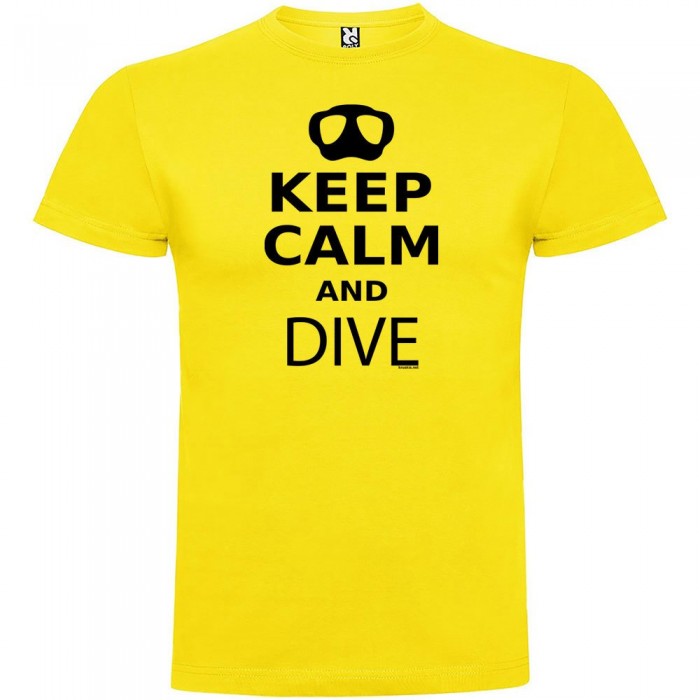 [해외]KRUSKIS Keep Calm and Dive 반팔 티셔츠 10137539041 Yellow