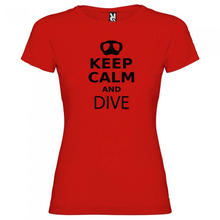 [해외]KRUSKIS Keep Calm and Dive 반팔 티셔츠 10137539045 Red