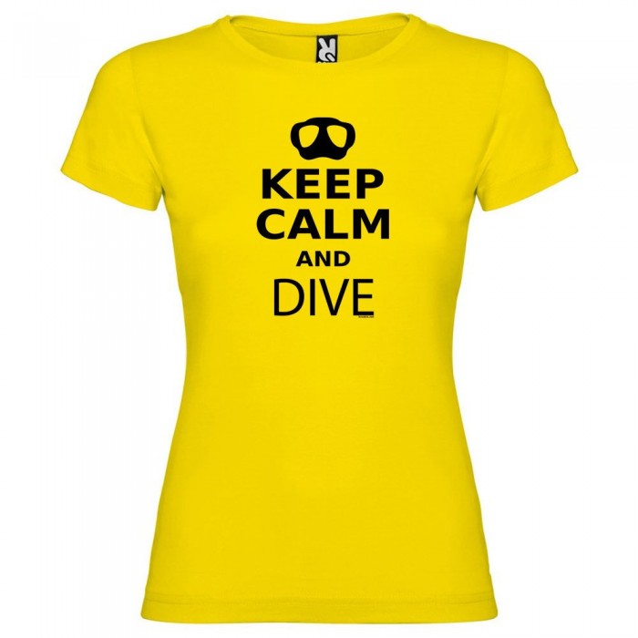 [해외]KRUSKIS Keep Calm and Dive 반팔 티셔츠 10137539047 Yellow