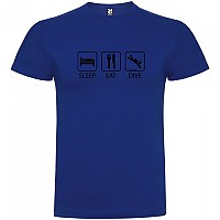 [해외]KRUSKIS Sleep Eat And Dive 반팔 티셔츠 10137539051 Royal Blue