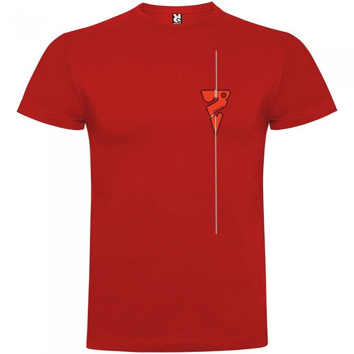 [해외]KRUSKIS 라인 Marker 반팔 티셔츠 10137539255 Red