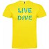 [해외]KRUSKIS Live For Dive 반팔 티셔츠 10137539277 Yellow