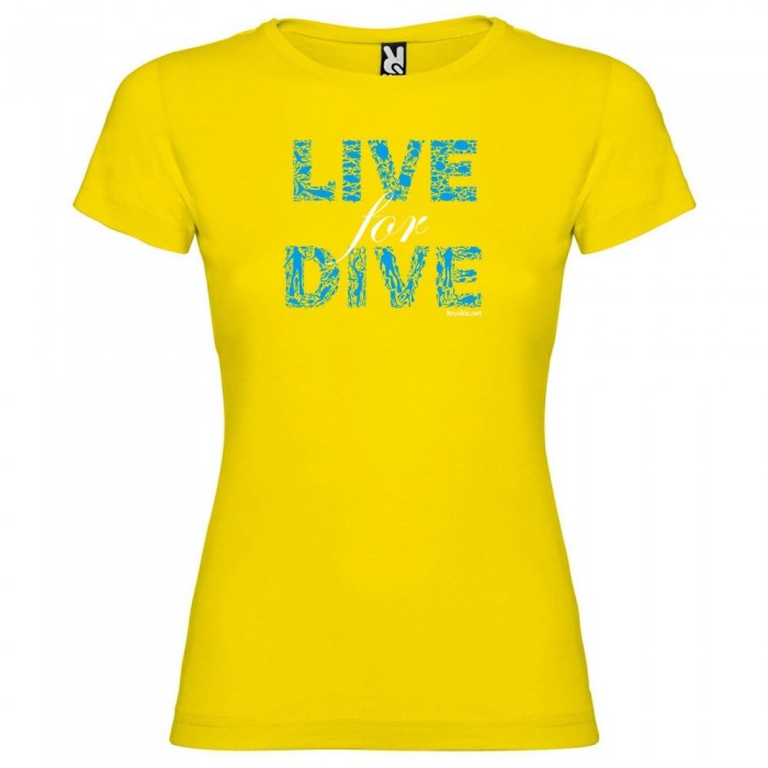 [해외]KRUSKIS Live For Dive 반팔 티셔츠 10137539284 Yellow