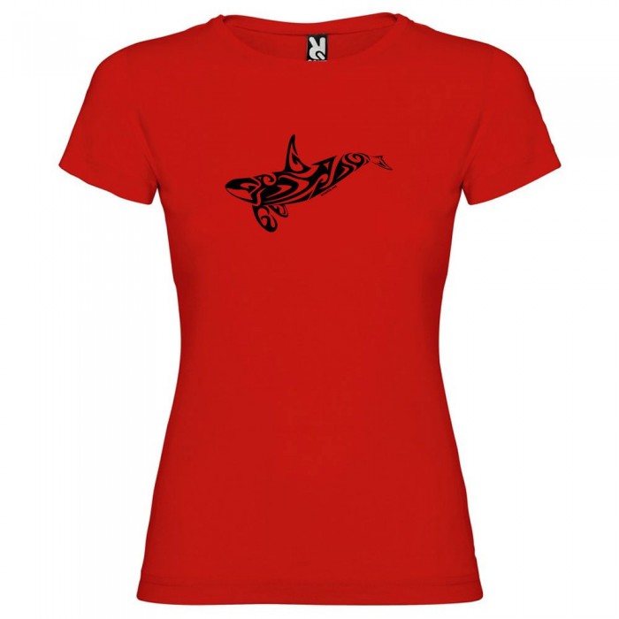 [해외]KRUSKIS Orca Tribal 반팔 티셔츠 10137539297 Red