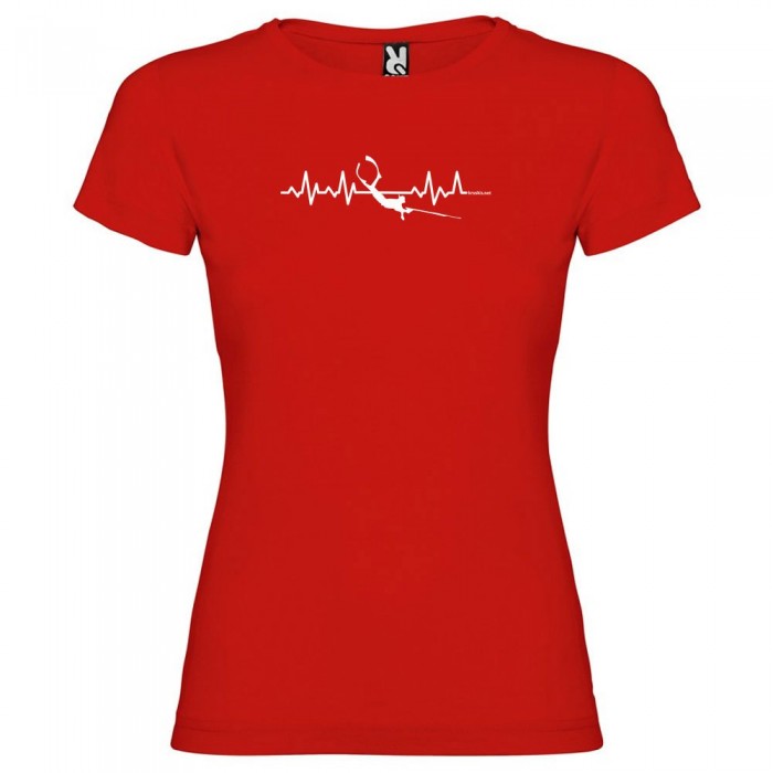 [해외]KRUSKIS Spearfishing Heartbeat 반팔 티셔츠 10137539699 Red