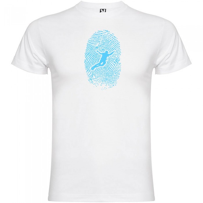 [해외]KRUSKIS Diver Fingerprint 반팔 티셔츠 10137539855 White