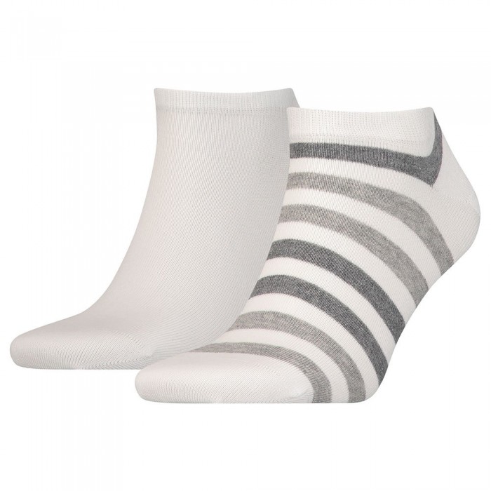[해외]타미힐피거 Duo Stripe Sneaker 양말 2 켤레 137553092 White