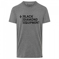 [해외]블랙 다이아몬드 Stacked 로고 반팔 티셔츠 4137441634 Charcoal Heather