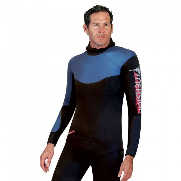[해외]IMERSION Freediving 프리다이빙 재킷 1.5 mm 10137523549 Black / Blue