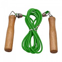 [해외]SOFTEE 로프 PVC Skipping With Wooden Handle 7137567931 Green