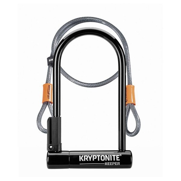 [해외]KRYPTONITE 플렉스가 있는 U-Lock Keeper 12 Standard 4 1137592135 Black / Grey