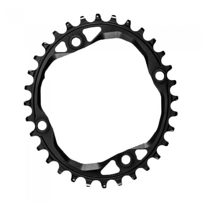 [해외]ABSOLUTE BLACK Oval With Bolts And Spacers 104 BCD 체인링 1137576502 Black