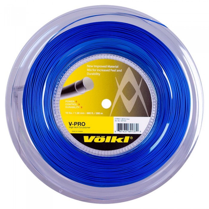 [해외]VOLKL TENNIS 테니스 릴 스트링 V 프로 200 M 12137583836 Blue