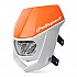 [해외]POLISPORT Halo LED 헤드라이트 9137613675 Orange KTM / White