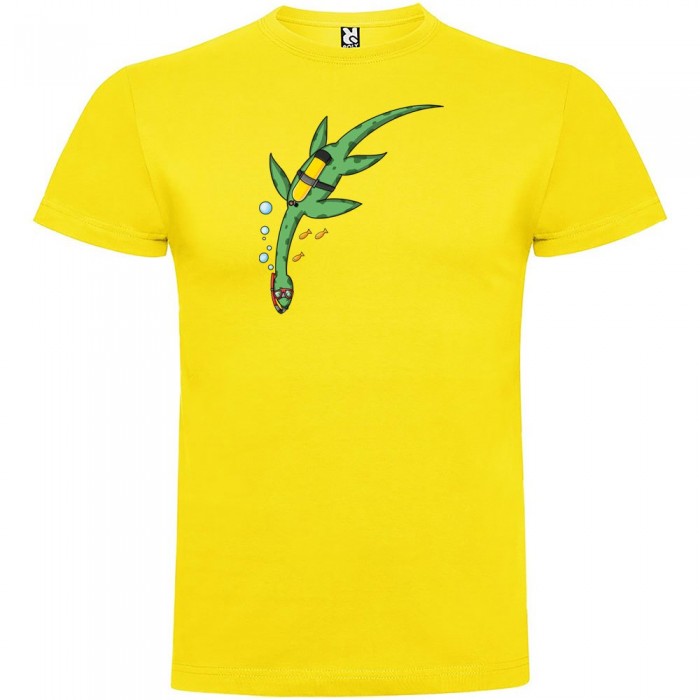 [해외]KRUSKIS 반팔 티셔츠 Dino Dive 10137623008 Yellow