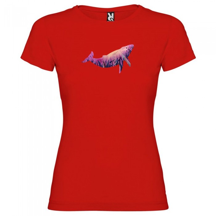 [해외]KRUSKIS Whale 반팔 티셔츠 10137623075 Red