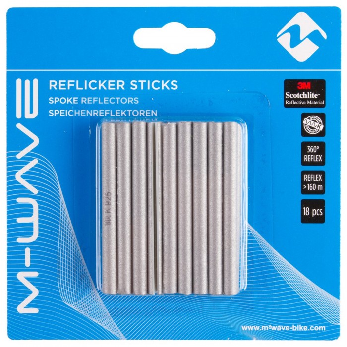 [해외]M-WAVE 반영 Reflicker Sticks 18 Units 1137642079 White