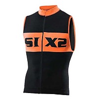 [해외]SIXS Luxury 민소매 저지 1136351188 Black / Orange
