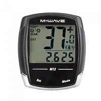 [해외]M-WAVE M12 자전거 컴퓨터 1137641670 Grey