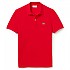 [해외]라코스테 Slim Fit Petit Pique 반팔 폴로 셔츠 136784930 Red