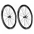 [해외]캄파놀로 Bora WTO 45 2 Way Fit Dark Label CL Disc Tubeless 도로용 휠 세트 1137682377 Black