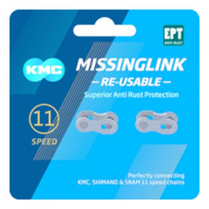 [해외]KMC Missinglink 재사용 가능 EPT 5.65 Mm 2 단위 1137598949 Silver
