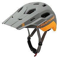 [해외]크라토니 C-Maniac 2.0 트레일 MTB 헬멧 1137682441 Grey / Orange Matt