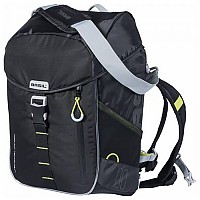 [해외]BASIL 자전거 가방 Miles Daypack Nordlicht 17L 1137682323 Black / Lime