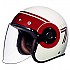 [해외]SMK Retro Seven 오픈 페이스 헬멧 9137423267 Glossy White / Red