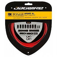 [해외]JAGWIRE 기어 케이블 키트 Sport XL Shift Cable Kit 1137712612 Red