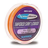 [해외]시마노 FISHING 선 Speedmaster Tapered Surf Leader 10x15 M 8130021 Orange