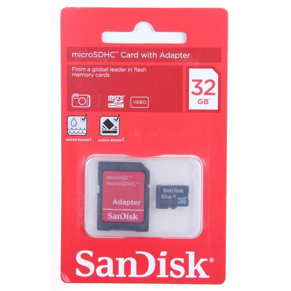 [해외]SANDISK 메모리 카드 Card MSD32GB Type 4 1069435 Blue