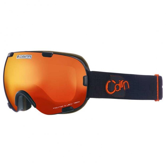 [해외]CAIRN Spirit SPX3I 스키 고글 5136610012 Mat Black / Orange