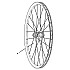 [해외]스램 상표 Wheel Decal Kit 404 B1 Single Rim+1 Extra Decal 1137670589 White