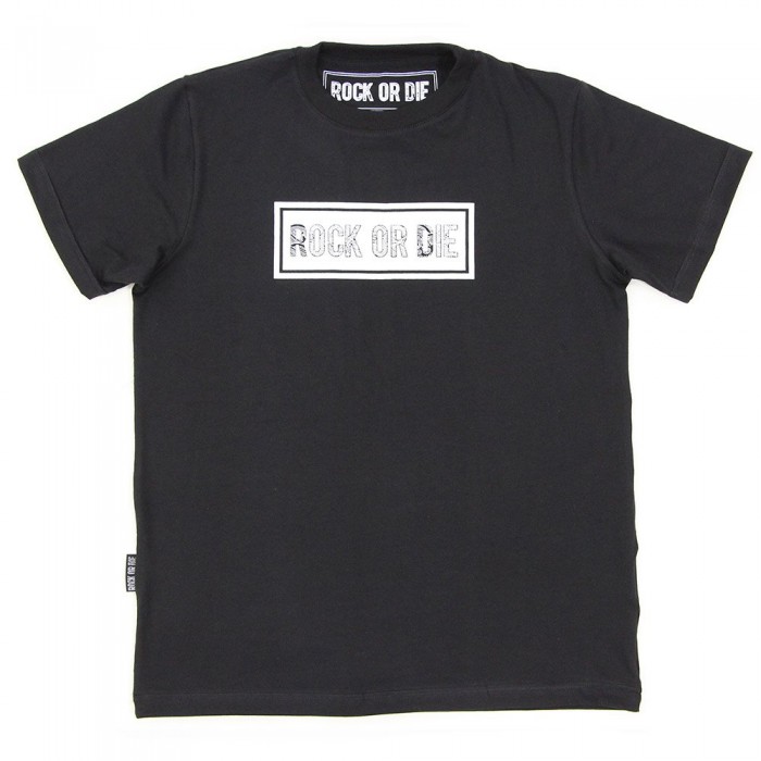 [해외]ROCK OR DIE 반소매 티셔츠 Basic 9137284540 Black