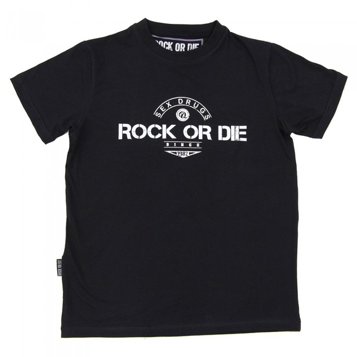 [해외]ROCK OR DIE 반소매 티셔츠 Sex & Drugs 9137284545 Black