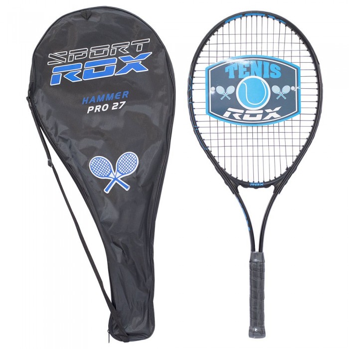 [해외]ROX 고정되지 않은 테니스 라켓 Hammer 프로 27 12137768179 Black / Blue