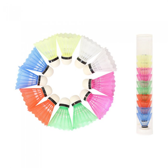 [해외]SOFTEE Plastic Feather Badminton Shuttlecocks 12137768115 Multicolour