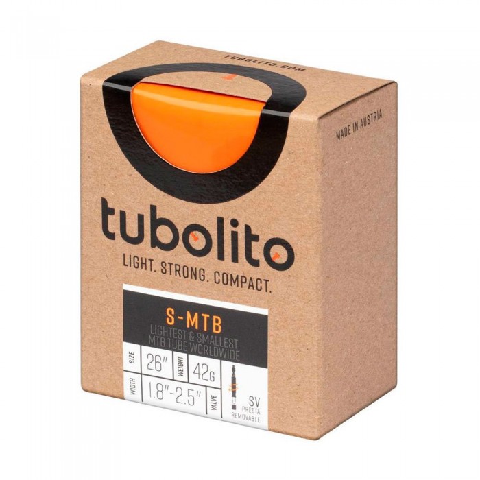 [해외]튜블리토 S-Tubo Presta 42 mm 내부 튜브 1137803072 Orange