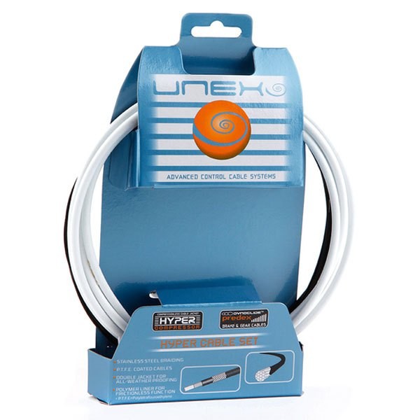 [해외]UNEX 브레이크 케이블 키트 Hyper Brake Cable/Cover Kit 1137598694 White