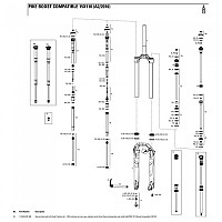 [해외]락샥 왼쪽 스프링 내부 Pike 27.5´´ 150 Mm Dual Position 에어 1137782459 Black