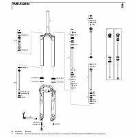 [해외]락샥 왼쪽 스프링 내부 Yari 140 Mm Solo 에어 Boost 1137782486 Black