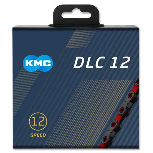 [해외]KMC DLC 12 MTB 체인 1137598709 Black / Red