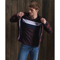 [해외]슈퍼드라이 Hunting Wool 오버셔츠 137775825 Rust Ombre Check