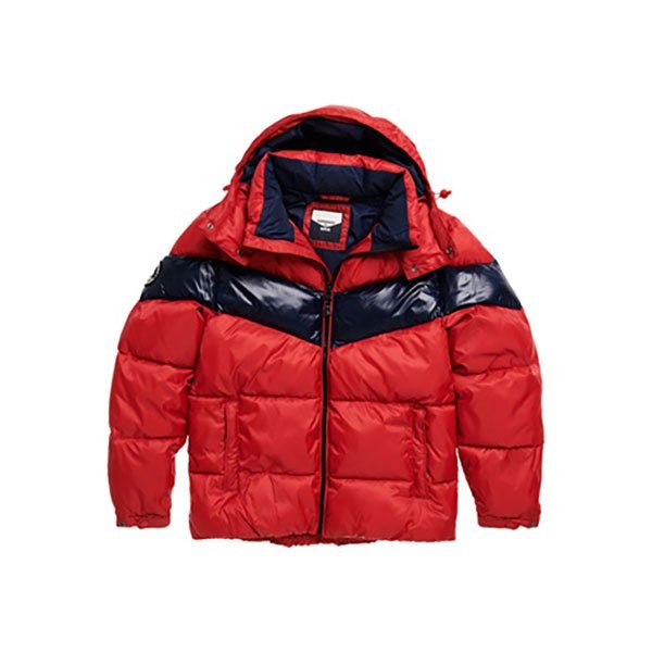 [해외]슈퍼드라이 Stratus Padded 재킷 137775858 Burnt Cardinal