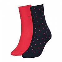 [해외]타미힐피거 Dot Classic 양말 2 켤레 137713303 Red / Navy